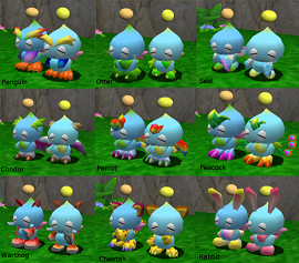 Different Chao Appearances